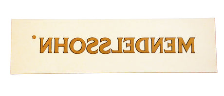 Mendelssohn piano decal sticker