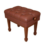Satin Walnut Adjustable Piano Bench - Open Box