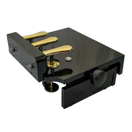 children's piano pedal platform with 3 brass pedals