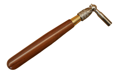 extension being tuning hammer with rosewood handle shown at its base height.