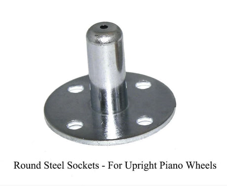 darnell upright piano wheels steel socket