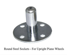 Load image into Gallery viewer, darnell upright piano wheels steel socket