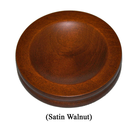 satin walnut piano caster cup jansen