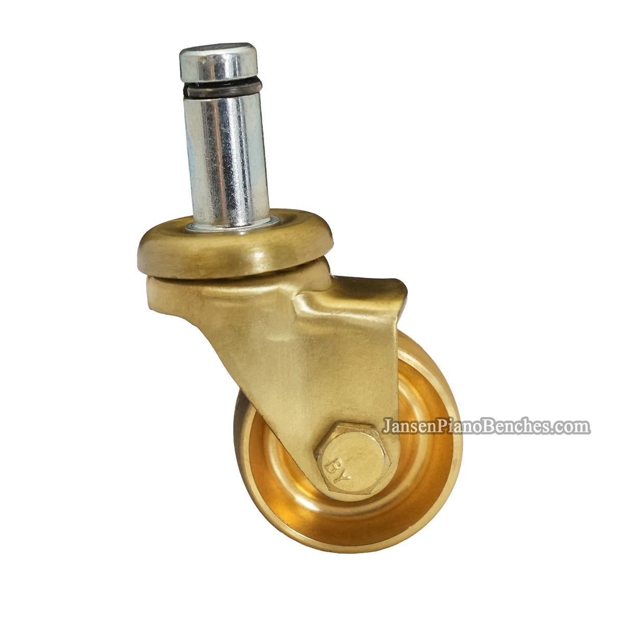 Steinway brass piano casters - replacement Steinway wheels