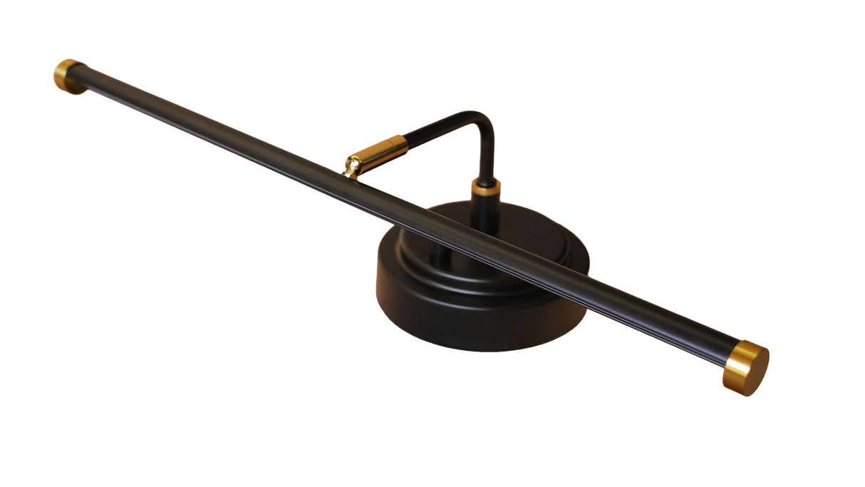 close-up of LED piano lamp head with wide light coverage