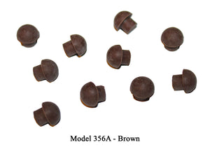 brown rubber piano buttons bumpers 356a