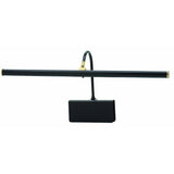 House of Troy Black with Brass Accents Clip on piano lamp Lamp Model GPLED19-7