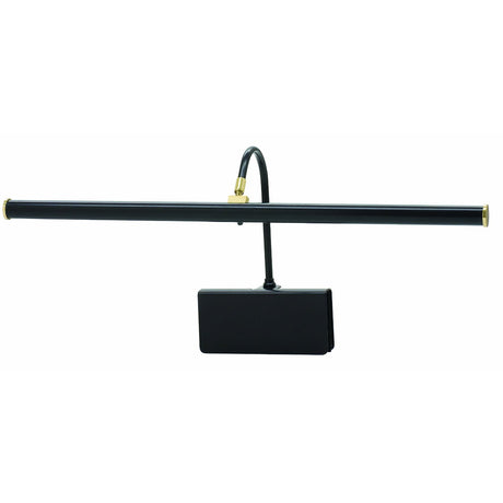 House of Troy Black with Brass Accents Clip on piano lamp Lamp Model GPLED19-7