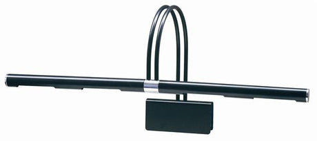 black and chrome house of troy piano lamp gpxl-627