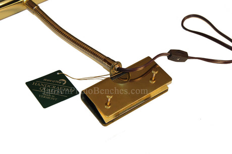 gp14-61 house of troy piano lamp brass