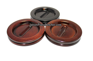 Satin Piano Caster Cups