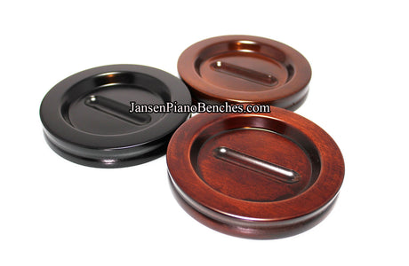 wood caster cups
