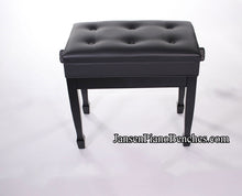 Load image into Gallery viewer, J850 jansen adjustable piano bench ebony high gloss
