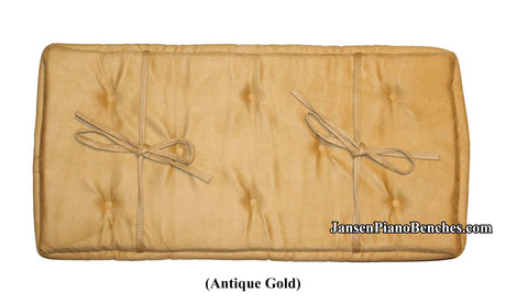 antique gold piano bench cushion jansen