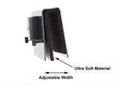 Cocoweb Battery Operated LED Piano Lamp Black with Brass Accents 22" Shade