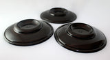 black plastic piano caster cups