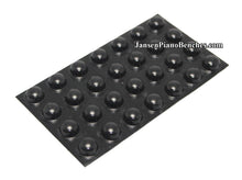 Load image into Gallery viewer, black piano buttons adhesive 357-black