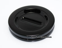 Load image into Gallery viewer, piano caster cups black high polish finish