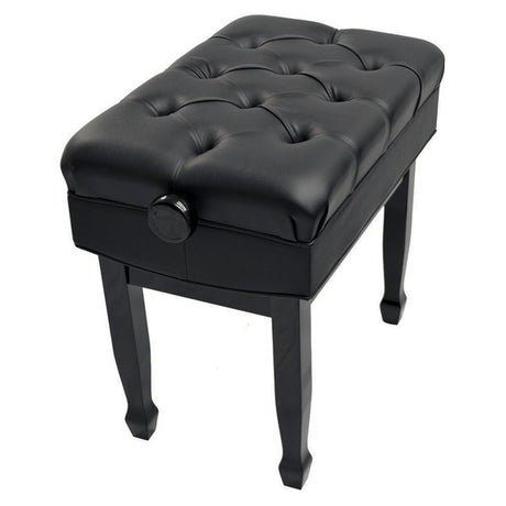 high polish black artist bench piano