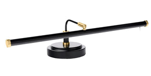 upright piano lamp black with brass led 0PLED101