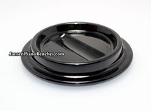 Load image into Gallery viewer, black lucite piano caster cup
