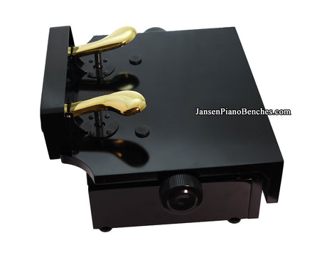 black children's piano stool platform