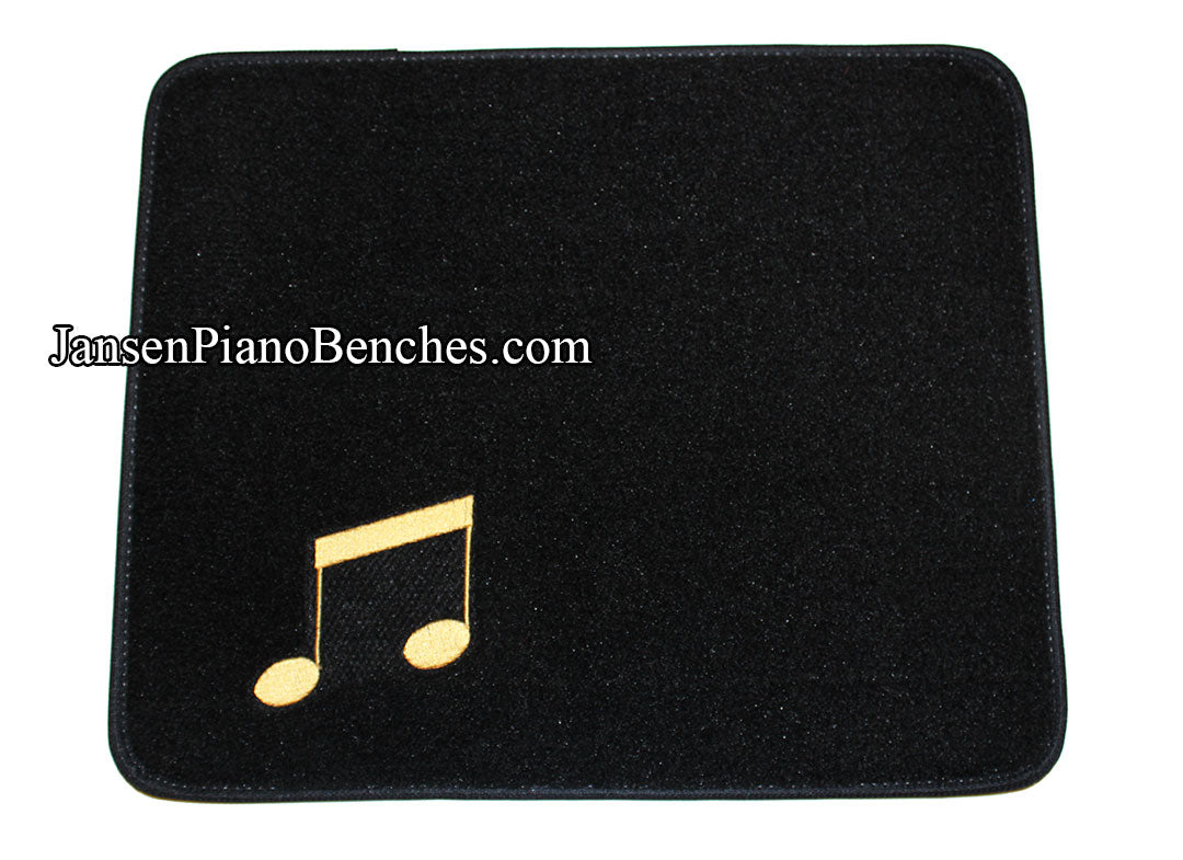 Grand Piano Protection Carpet BLACK