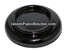 Load image into Gallery viewer, black grand piano caster cups hardwood