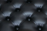 black vinyl piano bench