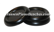 Load image into Gallery viewer, black grand piano caster cups schaff