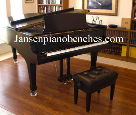 black petite artist bench vinyl top jansen
