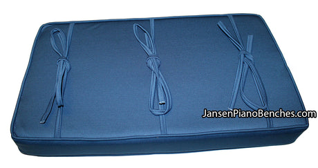 piano bench cushion blue jay kashmere box top pad