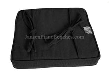 Load image into Gallery viewer, childrens booster cushion for piano bench black