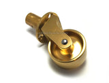 Brass Grand Piano Wheels 1" Width