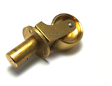 Brass Grand Piano Wheels 1" Width
