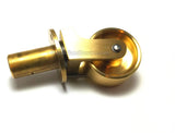 Brass Grand Piano Wheels 1" Width