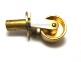 Brass Grand Piano Wheels 1" Width