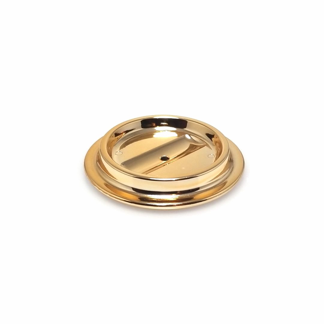 Brass Lucite Piano Caster Cup