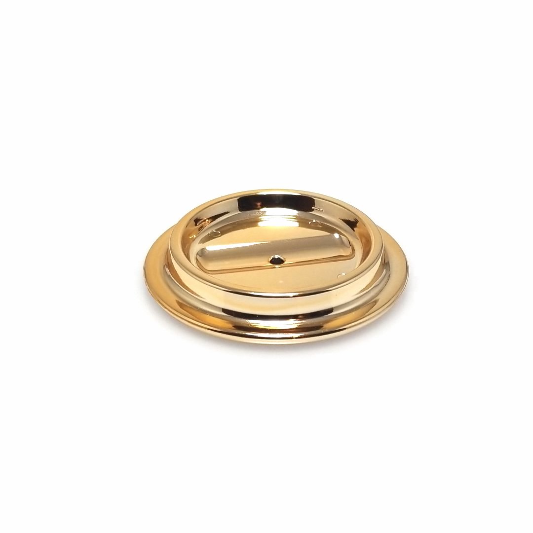 Brass Lucite Piano Caster Cup