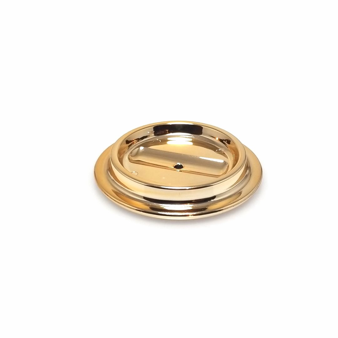 Brass Lucite Piano Caster Cup