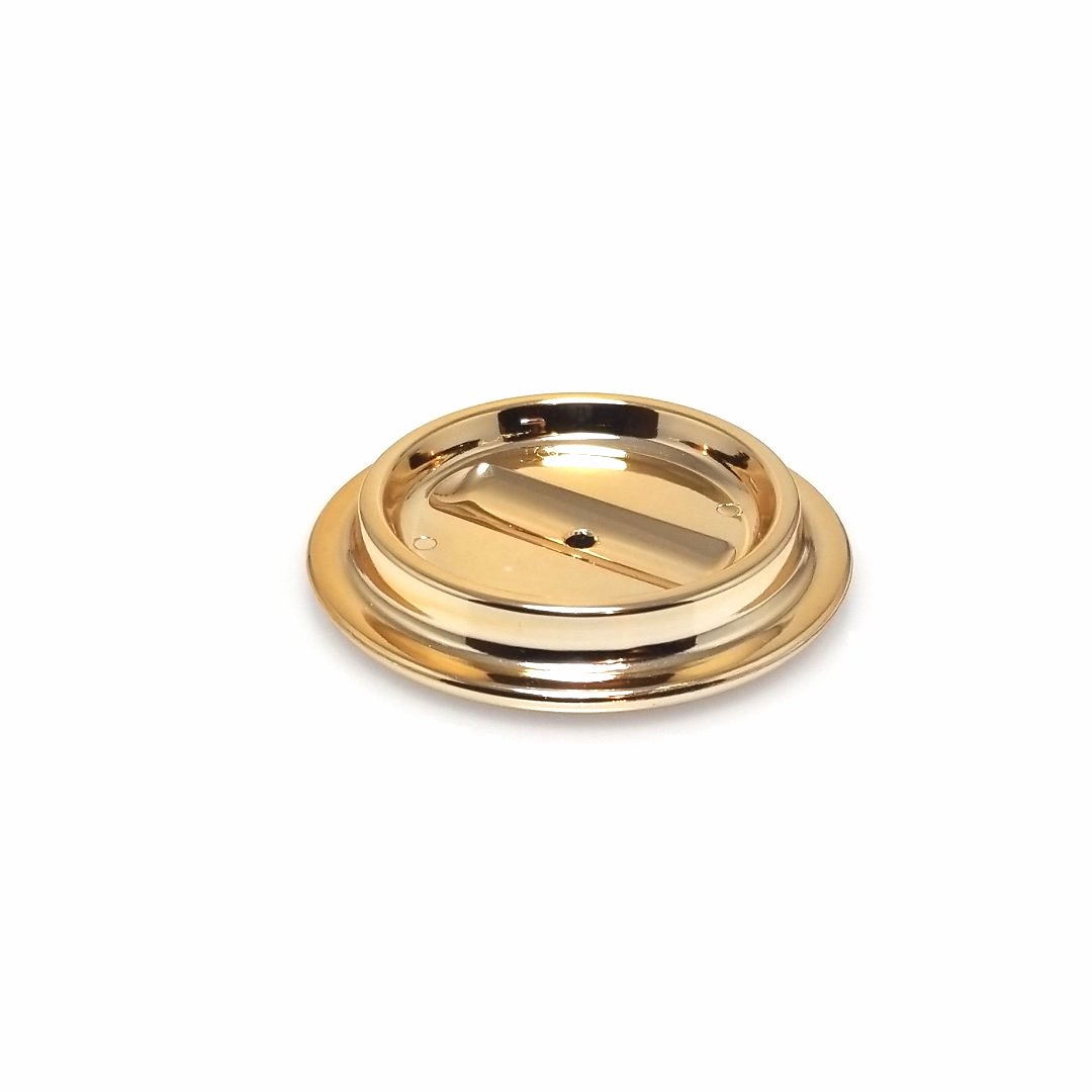 Brass Lucite Piano Caster Cup