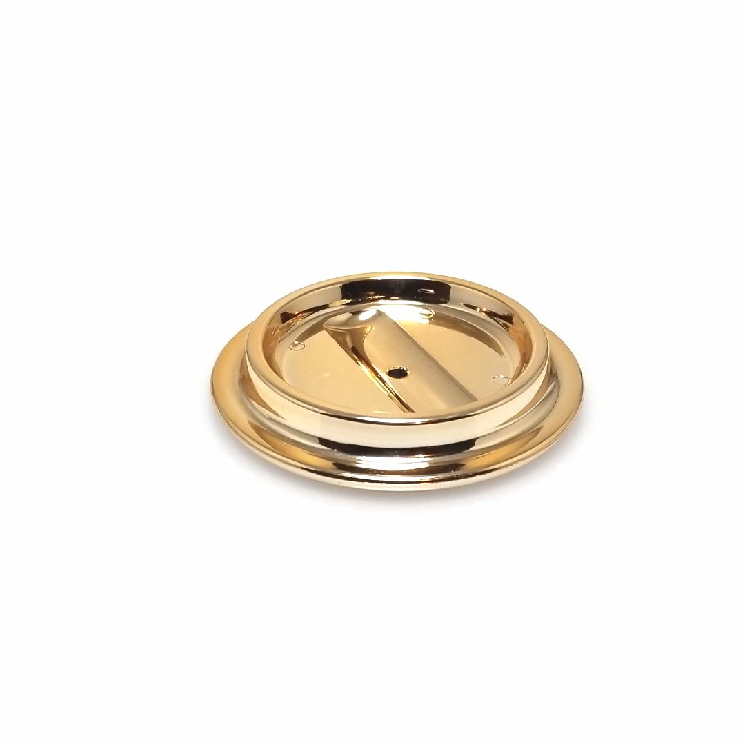Brass Lucite Piano Caster Cup