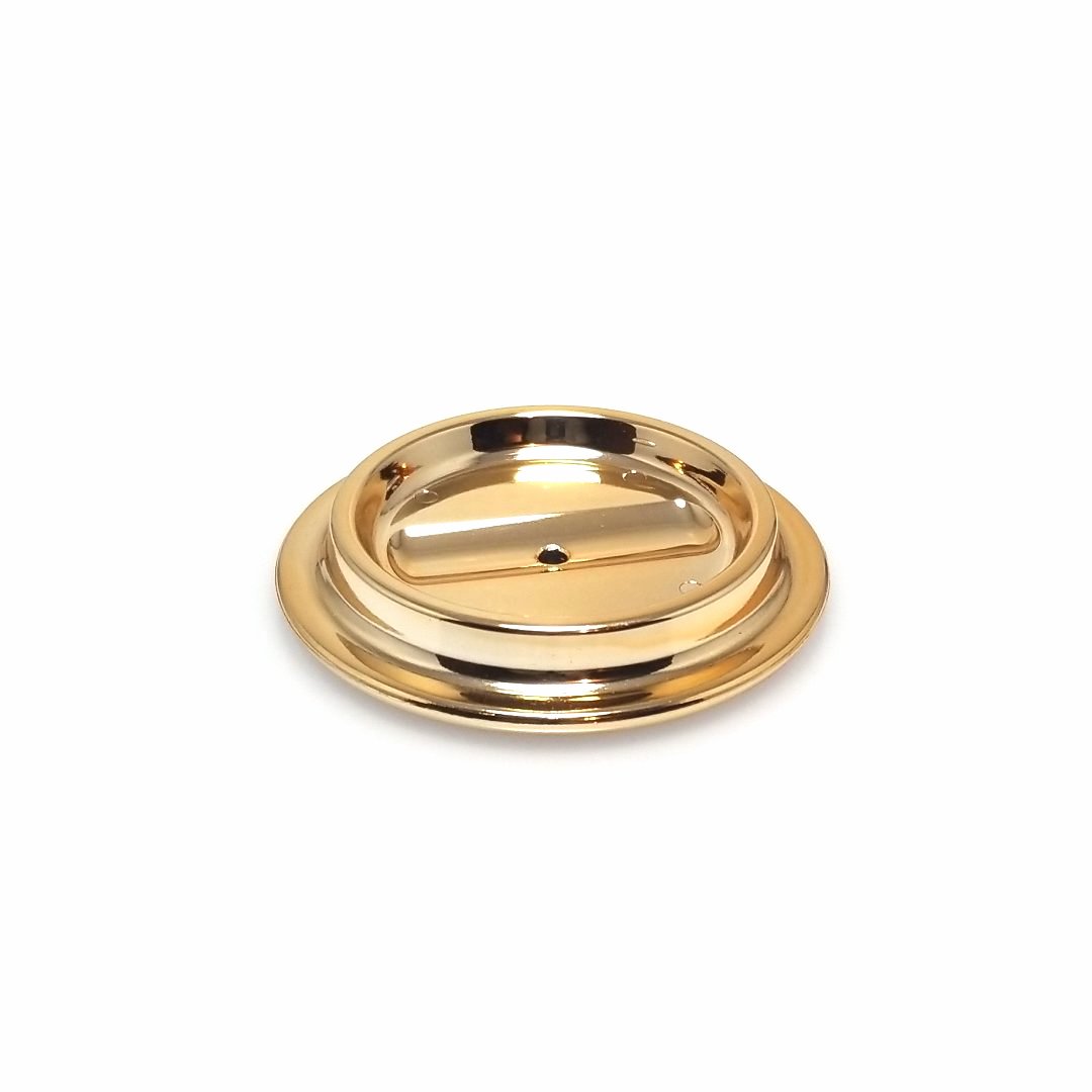 Brass Lucite Piano Caster Cup