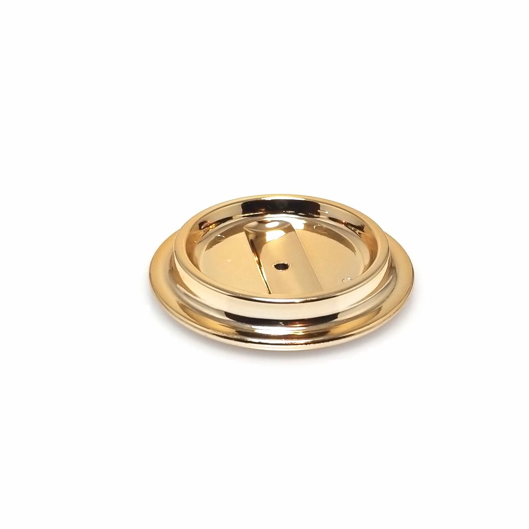 Brass Lucite Piano Caster Cup