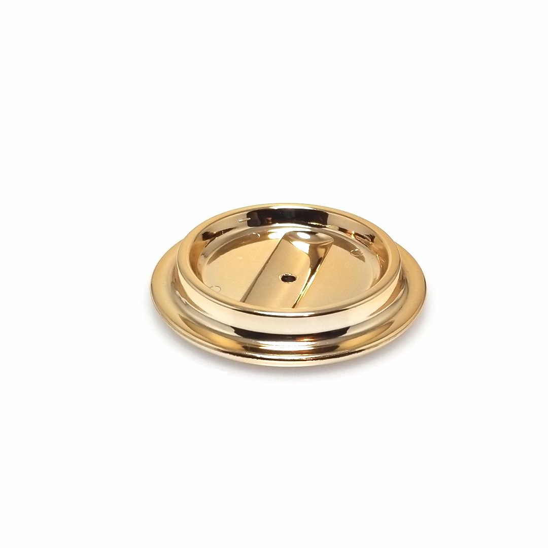 Brass Lucite Piano Caster Cup