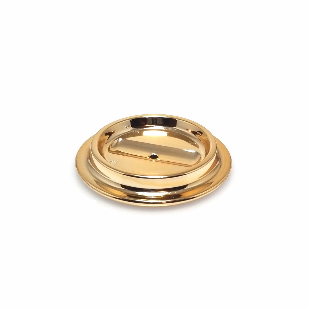 Brass Lucite Piano Caster Cup