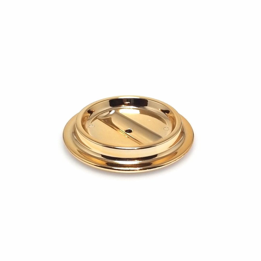 Brass Lucite Piano Caster Cup