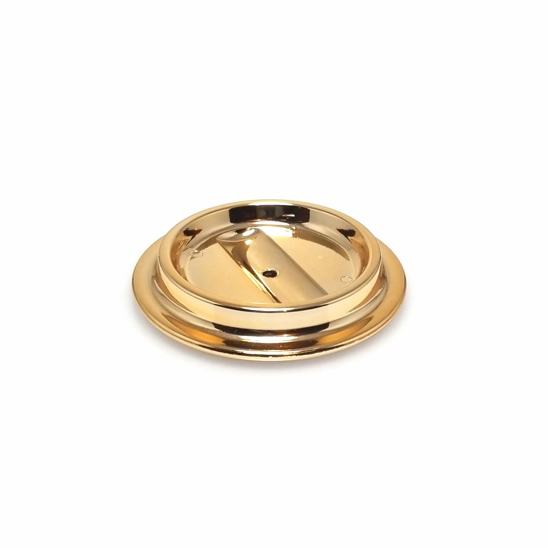 Brass Lucite Piano Caster Cup