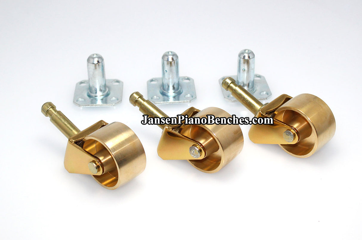 brass piano casters for grand pianos model 981