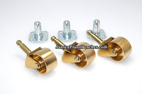 brass piano casters for grand pianos model 981